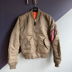 Alpha Industries MA-1 Slim Fit Bomber, Sage, Size S